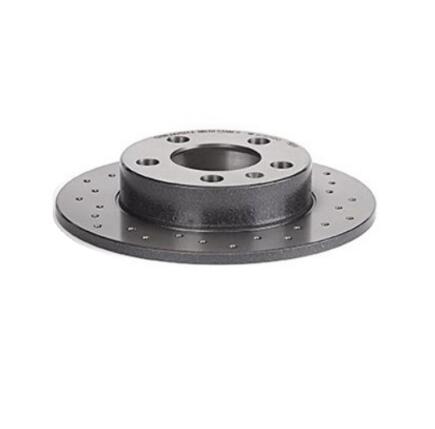 Audi VW Brakes Kit - Pads and Rotors Rear (232mm) (Xtra) (Low-Met) 8E0698451L - Brembo 1564371KIT